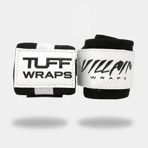 16" Villain Wrist Wraps - Black & White