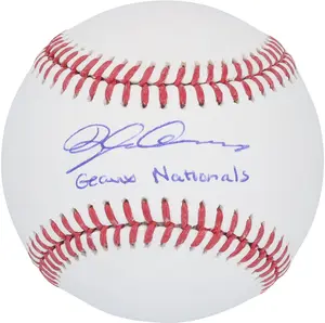 Dylan Crews Washington Nationals Autographed Baseball with "Geaux Nationals" Inscription - Fanatics Authentic Certified