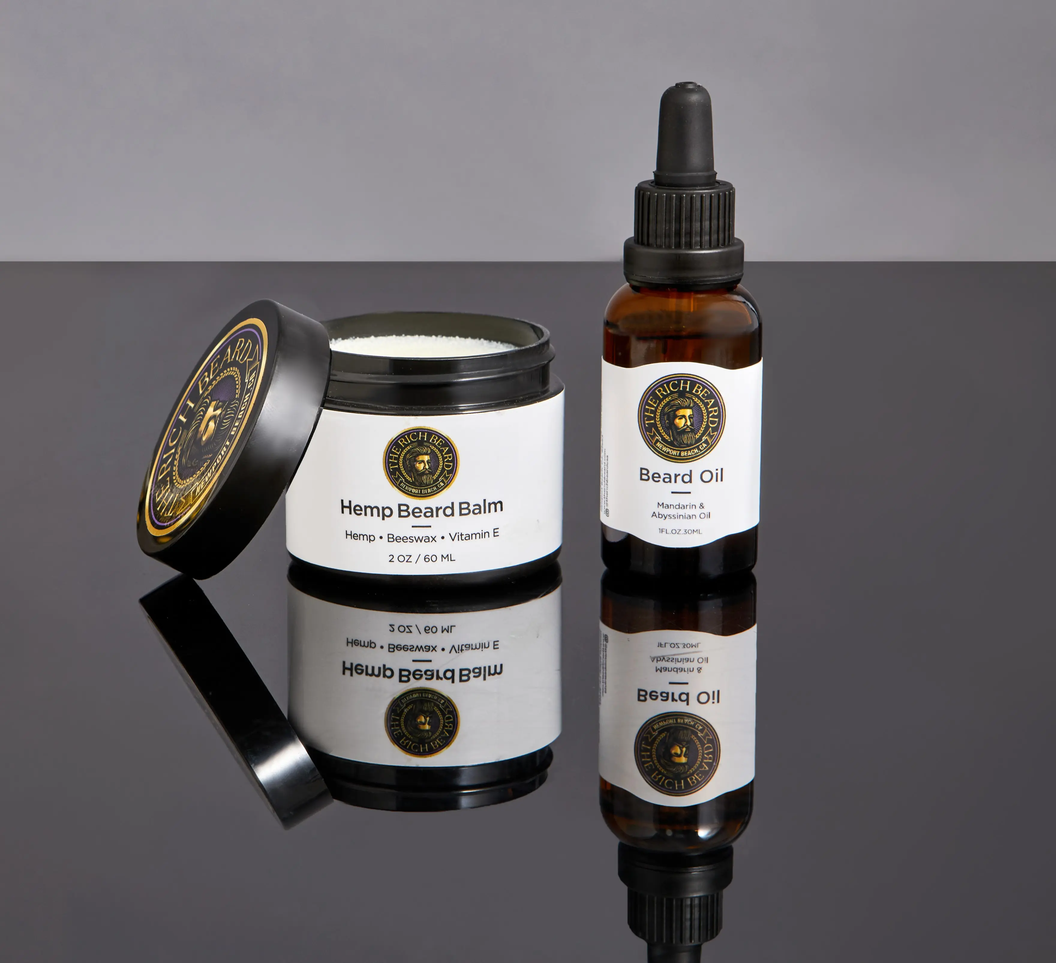 Beard Essentials ~ Beard Oil & Beard Balm ~ for Growing a Healthy Beard Helps Hair Growth beard care
