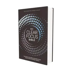 NIrV, Clear Focus Bible, Hardcover, Charcoal/Blue: Read more of the Bible with better focus (Clear Focus) by Zondervan [Hardback Book]