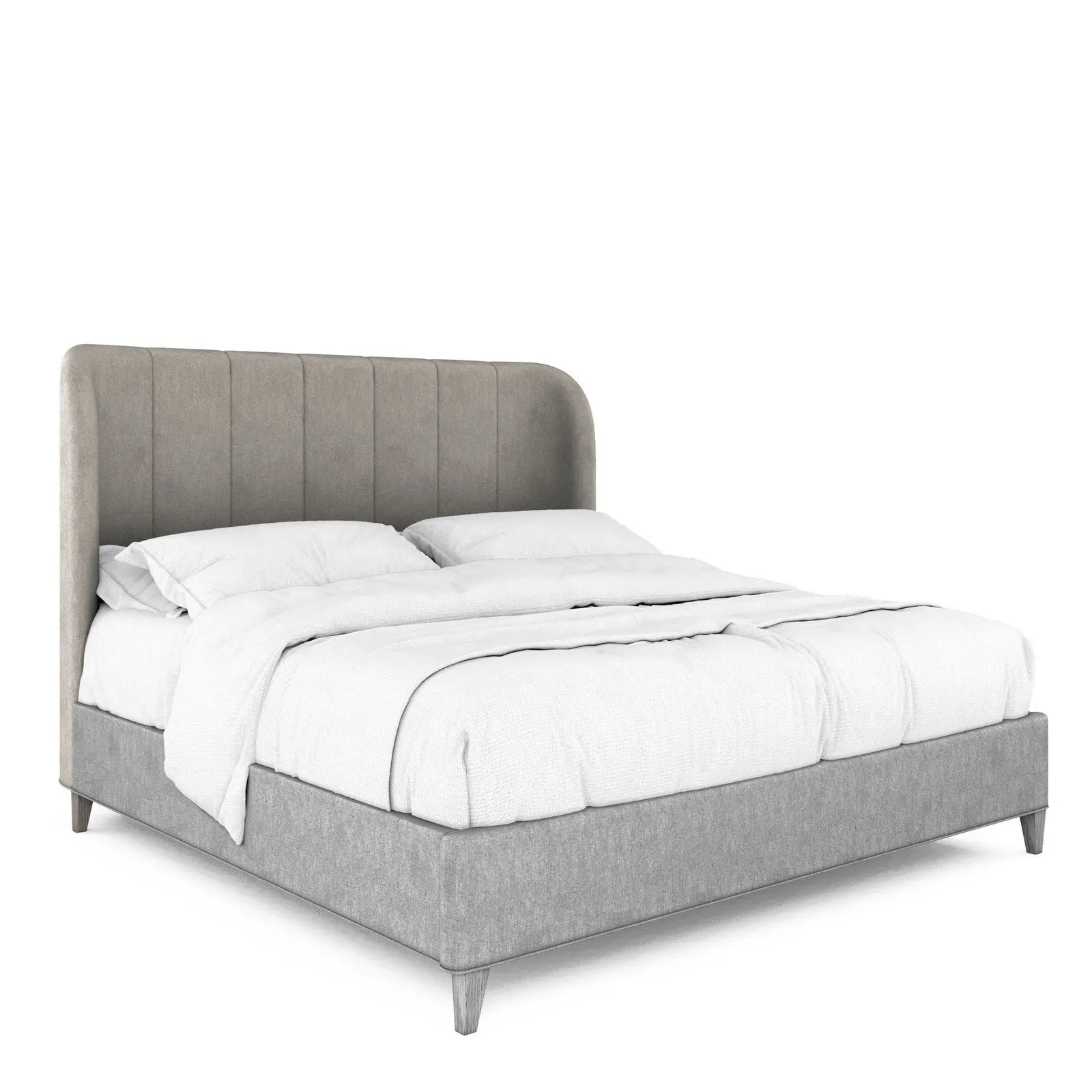 A.R.T. Furniture Vault King / Cal-King Upholstered Shelter Bed HEADBOARD In Gray 285126-2354HB