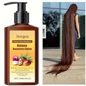 3in 1 Shampoo with Rosemary, Batana, Onion, for Damaged Hair Scalp, Nourishes And Shines Hair, Cleanses Loose Scalp Debris, Strengthen Hair, Moisturizes Hair Roots, Revitalizes Hair/ Hair's Beauty,, Local Warehouse, Damaged Scalp Care  rosmary shampu