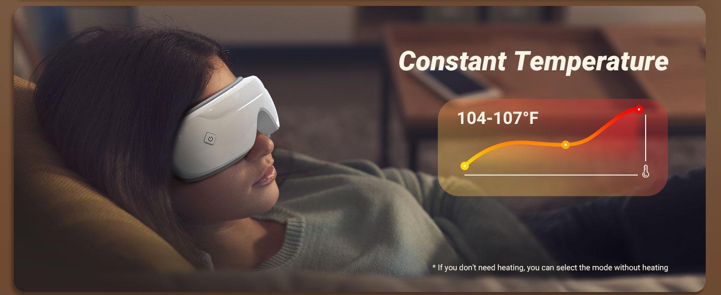 Merach Eye Massager with Heat Compression and Bluetooth Music Eye Care Device Smart Eye Mask for Relax Birthday Gifts Merach Eye Massager with Heat Compression and Bluetooth Music Eye Care Device Smart Eye Mask for Relax Birthday Gifts