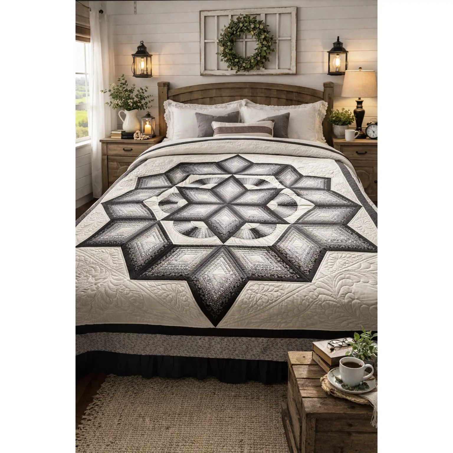 Amish Quilt (Lone Star) Amish Quilt (Lone Star)