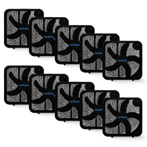 Hurricane 20" Classic Series Floor Box Fan with 3 Speed Settings, Black, 10 Pack Hurricane 20" Classic Series Floor Box Fan with 3 Speed Settings, Black, 10 Pack