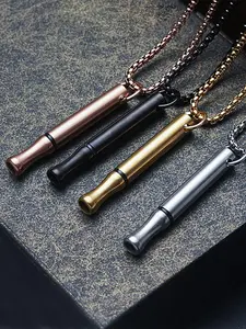 Anxiety Relief Meditation Necklace, Stainless Steel Pendant Necklace, Fashion Jewelry Accessories for Men & Women, Stress Relief