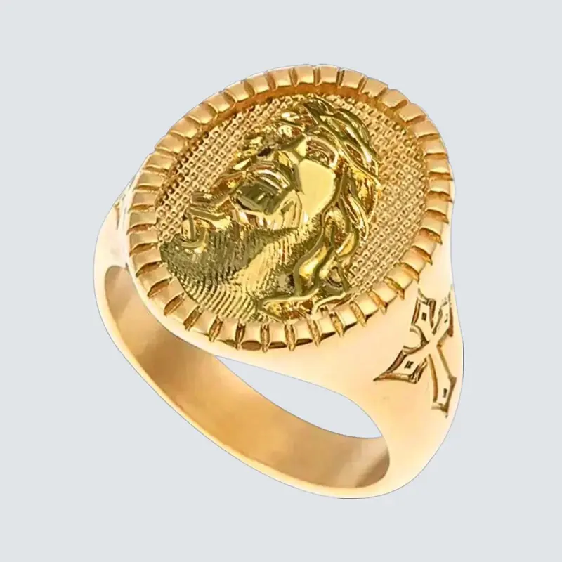 1pc Elegant Jesus Christ Cross Ring, Antique Bronze Country Jewelry Gift, For Men - Spiritual jewelry gift for both men and women, suitable for everyday wear and special occasions, popular jewelry in usa