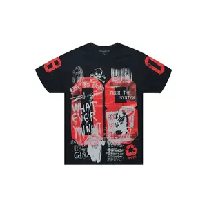 Grill 3.0 Black Oversized Graphic T-Shirt