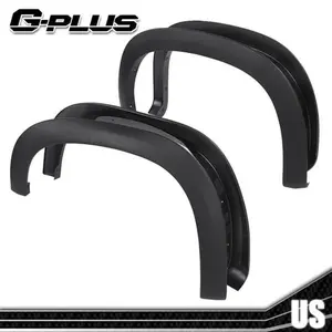 Fit For 2019-2024 Chevy Silverado 1500 Factory Style Textured Fender Flares
