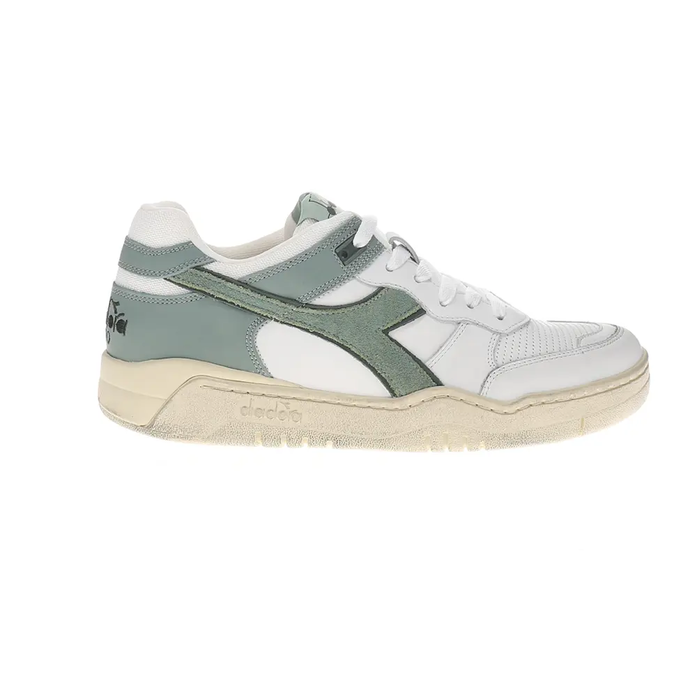 diadora Mens B.560 Used Lace Up Sneakers Shoes Casual - Green