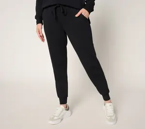 Belle by Kim Gravel Regular ScubaLuxe Joggers with Drawstring