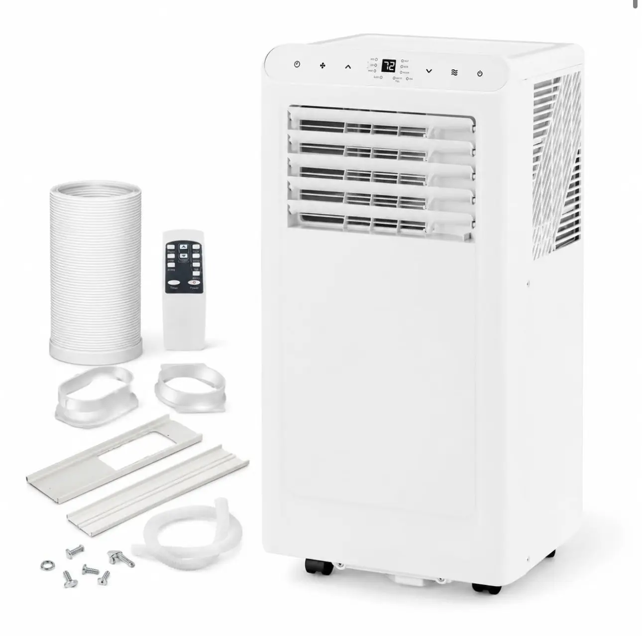 8000 BTU Portable Air Conditioner 3-in-1 Air Cooler w/Dehumidifier & Fan Mode