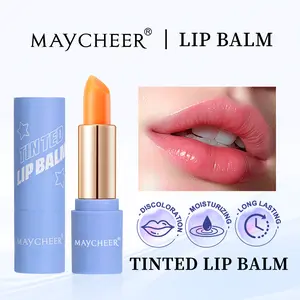 MAYCHEER  glossier lip balm, color-changing lipstick, pH transparent moisturizing lipstick, long-lasting nourishing moisturizing lipstick, lip care Moisture Moisturize