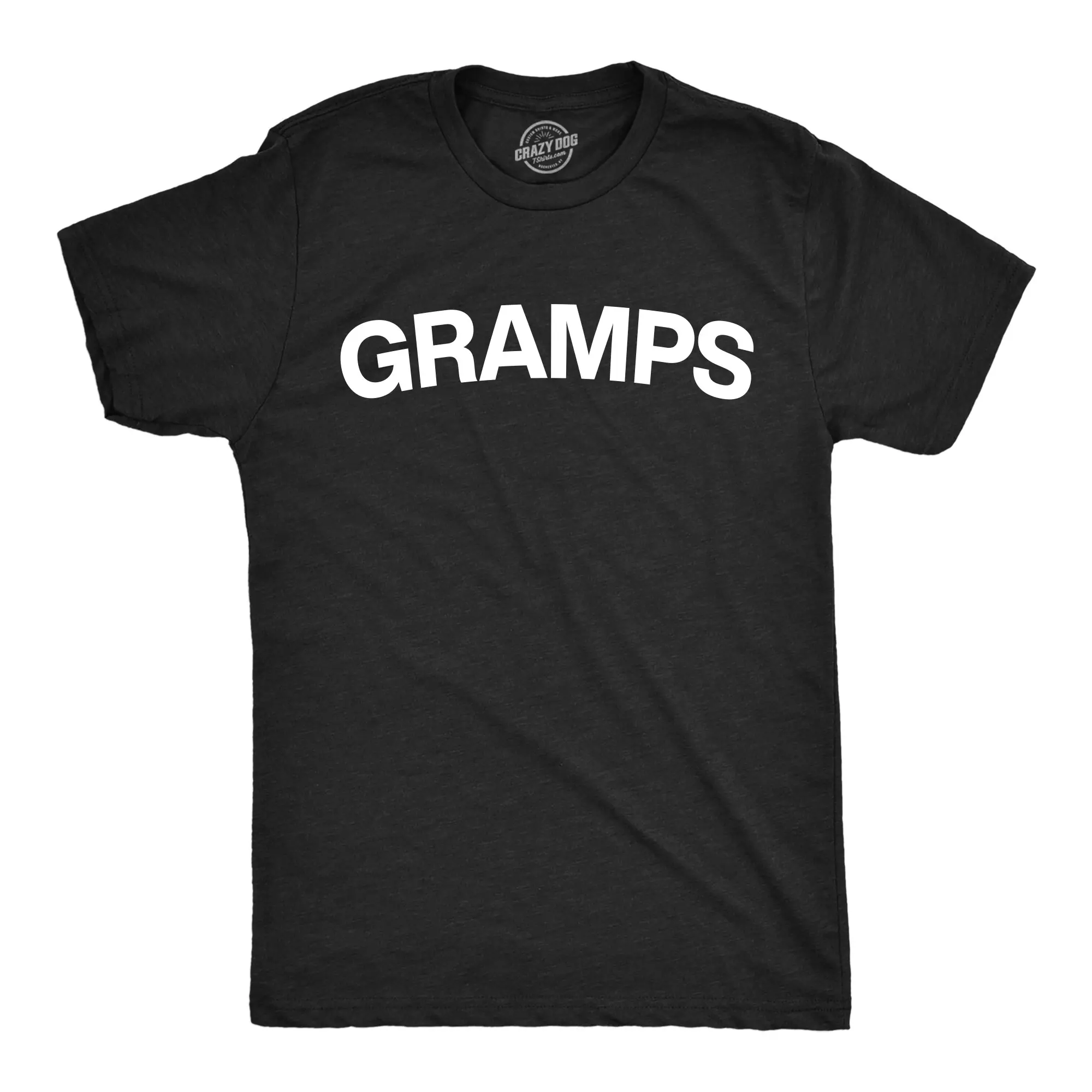Mens Funny T Shirts Gramps Sarcastic Grandpa Tee For Men Mens Funny T Shirts Cool Vintage Fashion T-Shirt Gift Classic Menswear Funny Grandpa Short Sleeve Novelty Tees for Guys Black -