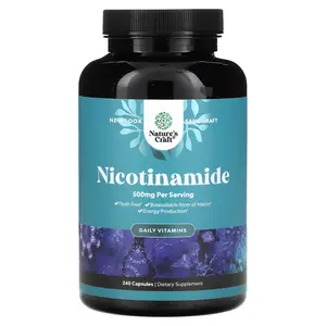 Nature's Craft Nicotinamide, Daily Vitamins, 500 mg, 240 Capsules