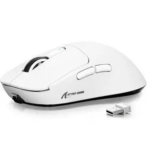 Wireless Gaming Mouse, USB Rechargeable Gaming Mouse with 6 Adjustable DPI, 3 Modes Wireless Gaming Mouse for Gaming & Office