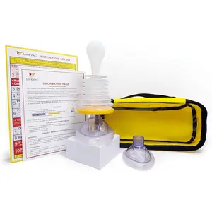 Yellow Travel Kit - Portable Suction Rescue Device, First Aid Kit for Kids and Adults, Portable Airway Suction Device for Children and Adults