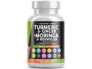 Clean Nutraceuticals Turmeric, Ginger, Moringa, Boswellia, Saffron & More for Women & Men Joint Support Supplement Capsules – Toringa