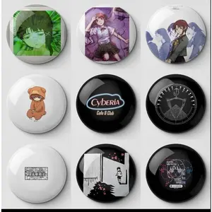 Serial Experiments Lain Customizable Soft Buckle Pin Decorative Gift Hat Badge Lapel Brooch