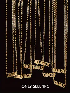 Fashionable Zodiac Constellation Themed Adjustable Jewelry, Casual Jewelry for Women & Girls, Trendy All-match & Exquisite Jewelry for Birthday Gift, Fashionable Jewelry Accessories