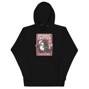 Belli Badger Atomic Critter Unisex Hoodie