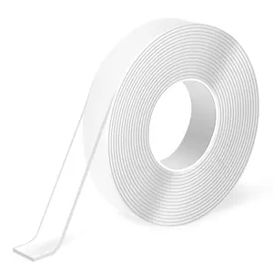 Double-Sided Mounting Tape (10FT), Multipurpose Removable Adhesive Foam Tape, Transparent, Household