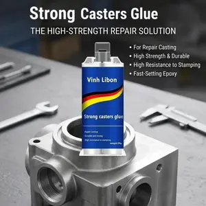 New Semi AB Enhanced Casting Repair Glue, Liquid Metal Welding Filler, High Temperature Resistant Metal Repair Adhesive for Metal Casting Defects Fix & Industrial Metal Bonding
