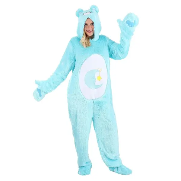Care Bears Adult Classic Bed Time Bear Costume, Original, Polyester