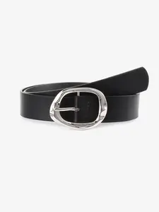1pcs Women's Irregular Geometric Buckle Belt, Fashionable Commuter Vacation Waistband, Suitable for Dresses & Jeans, Stylish Design, Fashion Belts, Trendy Belt