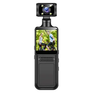 Ultra Clear 4G Sports Pocket Camera One Click Video Call 180 Degree Rotating Lens Creative Compact Portable Smart PTZ Camera 8MP 130x35mm 300g