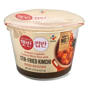 CJ Foods Cooked White Rice with Stir-Fried Kimchi 247 g