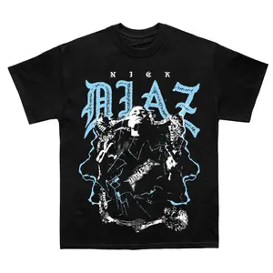 Nick Diaz Fight Night T Shirt UFC Fan Streetwear Tee HY1411