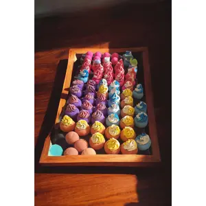 Small Donut Bath Bombs. Set of 6