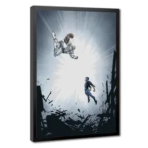 Invincible Comic Canvas Wall Art, Superhero Anime Poster with Black  Aluminum Frame / Gallery Wrap / Unframed, Epic Anime Battle Room Decor