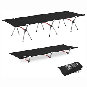 Naturehike ArmyWild Folding Camping Cot,Ultralight Backpacking Bed with Adjustable Height,Portable&Durable Aluminum Frame for Camping,Hiking&Home camping accessories dealsforyoudays
