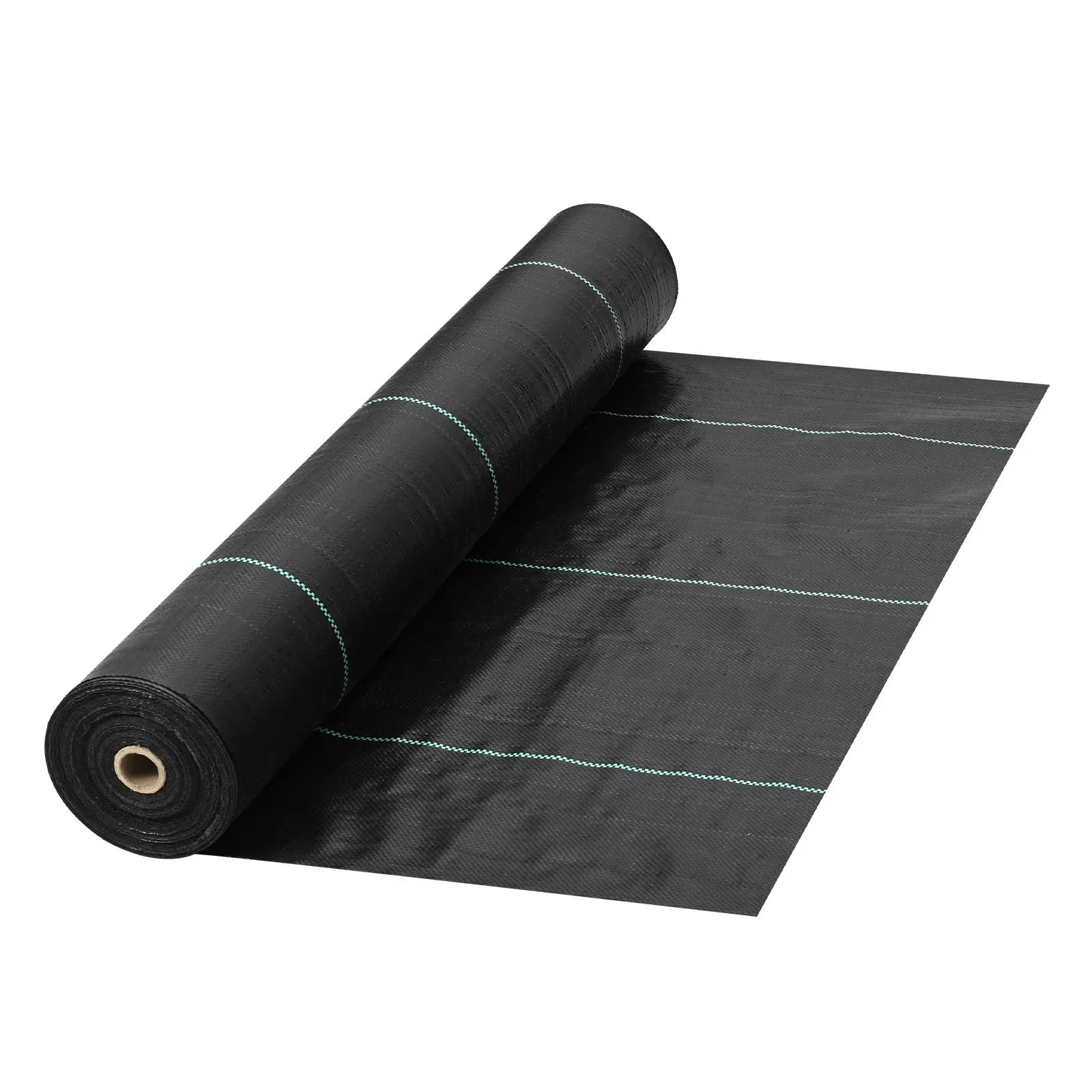 【Summerfinds】VEVOR Garden Weed Barrier Fabric, 5.8 OZ Heavy Duty Landscape Fabric, 4ft x 100ft Weed Block Control for Garden Ground Cover, Woven Geotextile Fabric for Landscaping, Gardening, Underlayment, Black