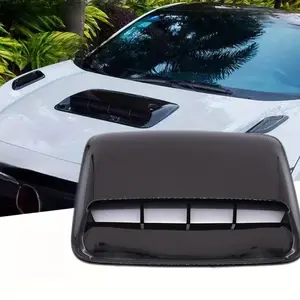 Wsgz-Tm025 Car Exterior Carbon Fiber Vent Universal Engine Hood Decoration Fake Vent Sticker, Car Decals, Car Decorative Sticker, Enhance Your Vehicle's Aesthetics