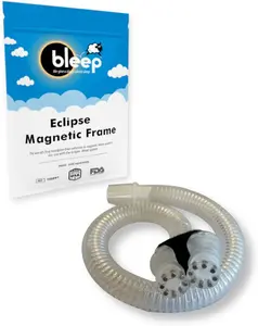 Bleep Eclipse Magnetic Mask Replacement Kit – Headgear-Free, Strapless, Halos Sold Separately, Secure MagSeal Technology, Durable, Lightweight, USA-Made, One-Size-Fits-All