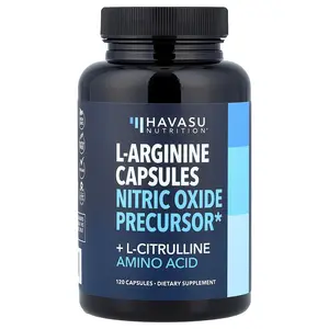 Havasu Nutrition L-Arginine + L-Citrulline Amino Acid, 120 Capsules