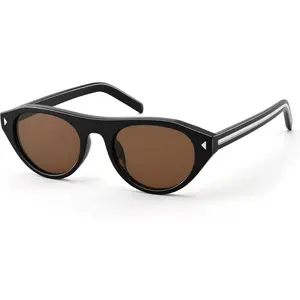 Pro Acme Retro Small Oval Cat Eye Sunglasses for Women Men, Narrow Vintage Flat Top Sun Glasses with UV400 Protection, Womens Sunglasses,summerwins