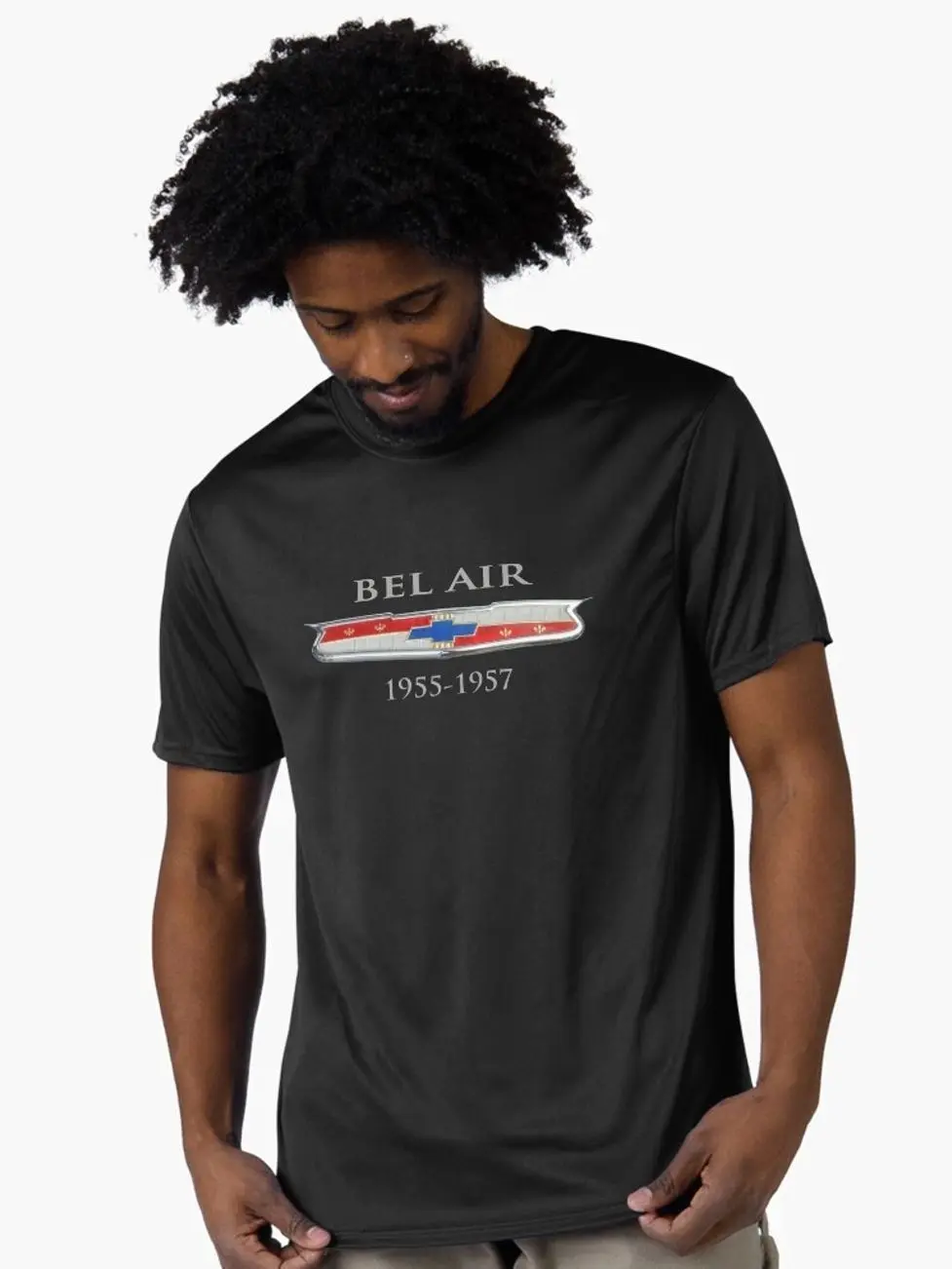 Vintage 1955-1957 Bel Air Badge, American Car TriFive Emblem Active T-Shirt Classic Muscle Cars, JDM Legends & Gifts for Car Lovers