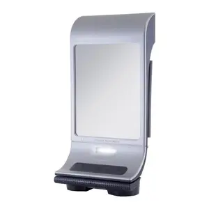 Fogless Lighted Shower Mirror with Wall Mount & Bluetooth Speaker