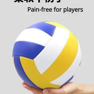 Durable Volleyball for Entertainment and Sports Training, Multicolor Indoor Training Volleyball, Ideal for Home Use, Volleyball Equipment