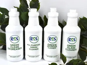 Green Clean Bundle Pack-Degreaser, All Purpose, Bathroom, and Glass Cleaner- All your cleaning needs in one pack