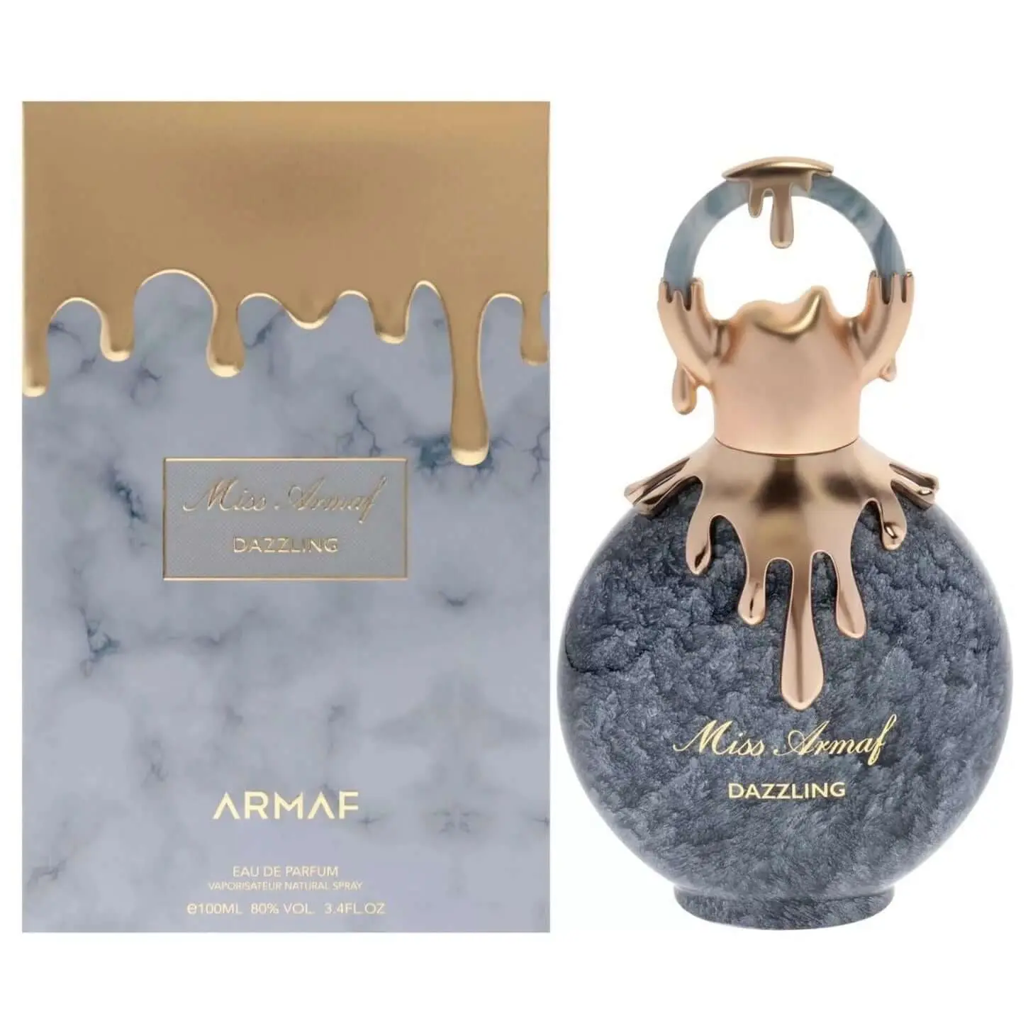 Armaf Miss Armaf Dazzling Eau de Parfum (EDP) for Women - Luxury Citrus Floral Woody Liquid Fragrance with Rose, Pineapple Notes, 3.4 fl oz Floral Scents Perfume, Edp Fragrance, Women's Fragrance