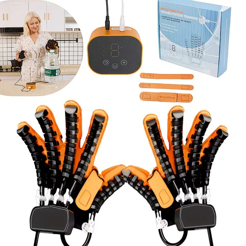 Smart rehabilitation robot gloves, hand therapy gloves, arthritis gloves, cerebral palsy, multiple modes, comfortable massage, increase blood flow, gift for loved ones
