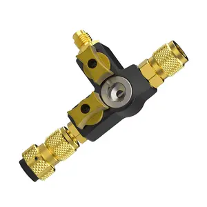 1pcs 1/4 inch Valve Core Removal Tool Dual Valve with Sight Glass For HVAC Tools [TS4]