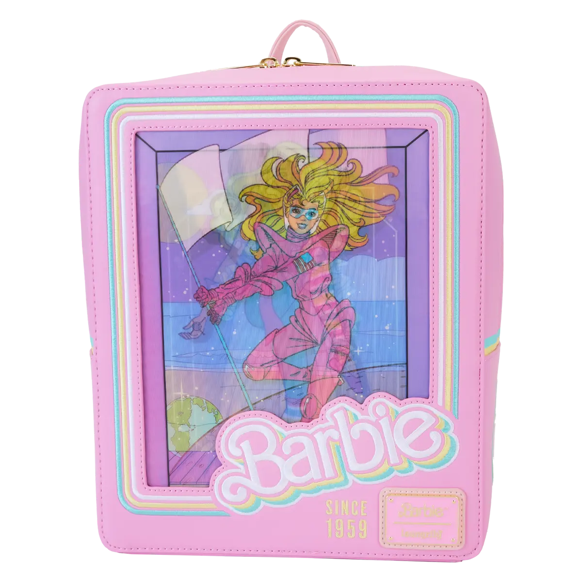 Barbie 65th Anniversary Doll Box Triple Lenticular Mini Backpack