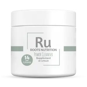 Roots Nutrition 14 Day Power Cleanser Capsules | Herbal Wellness Supplement | Plant-Based Botanical Formula with Aloe, Ginger & Dandelion | Made in USA