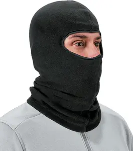 Winter Face Mask, Thermal Black Fleece, Ergodyne N-Ferno 6821